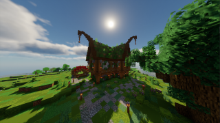 Minecraft Fantasy House *no interior* Schematic (litematic)